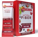 Sugar- Volný ovocný punč ochucené Psylium Husk, 24 Fiber Packets