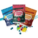 FocusFuel Energy Chews - Zkušební velikost Variety Vzorek Pack (9 Doručení) - 100mg Caffeine + Alpha GPC + L-Theanine + B12, Magnesium - Blue Razzberry Lemonade, Meloun, Ovocný punč - No Crash nebo Jitters