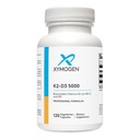 XYMOGEN K2-D3 5000 - Vitamin D3 K2 - Biologicky dostupný vitamin D 5000 IU (cholekalciferol) s MK-7 - Srdce, Arteriální, Kostní zdraví + Imunitní Supplement (120 Kapsle)
