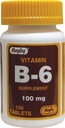 Rugby Vitamin B- 6 Tablety, 100mg, 100ct (3 balení)