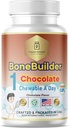 Děti Bone Builder 1 Žvýkací den Halal Vitamíny Čokoláda Flavor pro věk 4-12 60 Služení