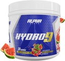 Alpha Supps Hydro 9 Aminos S124; EAA + Hydratační vzorec S124; Essential Amino Acids EAAs Powder with BCAA & Electrolytes 30 Servings - Juicy Watermeloun