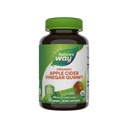 Nature 's Way Organic Apple Cider Ocet Gummies, 500 mg Organic Apple Cider Ocet per 2-Gummy Serving, Apple Ochucené, 60 Gummies (Balení květen Vary)
