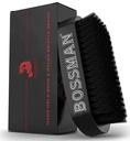 Švestkový kartáč pro muže - ruční kaše & nylon Bristle Brush - Detangling kartáč pro Vousy a péči o vlasy
