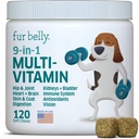 Pes Multivitamin - Dog Vitamíny a doplňky - Dědičné Enzymy & Probiotika - Probiotika pro psy - pro alergie na kůži a kabát - imunitní systém a celkové zdraví - 120 Soft Chew Dog Packations