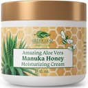 Manuka Med Eczema Cream Moisturising Lotion Fragrance Free for Psoriasis Relief - Itchy, Suchá kůže Vyrážka Mast - Skin Soothing Moisturizer - Tělo & Face Cream - Děti & Dospělí 16oz
