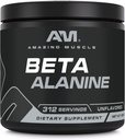 Amazing Muscle Beta- Alanine Powder Supplementary 124; 1600 Mg Supplementary 124; Neochucené 124; 500 G (1.1 LB) dura124; 312 Servings dura124; Non- GMO dura124; Made in USA