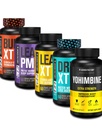 Jacked Factory Thermogenní spalovač hmotnosti doplněk - Burn-XT termogenní a Lean PM noční ztráta hmotnosti spánková pomoc - Lean-XT Caffeine-Free spalování tuků, Yohimbine kapsle, Suché XT Diuretic