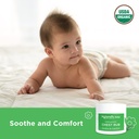 Hyland je Baby Organic Chest Rub, Sooth a Comfort, s organickým levandulí, máta peprná, a heřmánkový květinový olej, bezpečné a jemné, Dermatolog Tested, 1.76 Oz, kojenec (balení po 2)