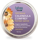 All- purpose Calendula & Comfrey Bylinný Salve 2oz, Fragance Free, přírodní bylinné ointment, Suchá kůže mýdlo Balm, Itch Relief, organické přísady