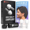 VIBES High Fidelity Concert Ušní Plugy - Reuse Noise Reducing Ušní Plugy pro koncerty, hudebníky, Raves a živé akce - Komfortní ochrana sluchu pro hlasité prostředí