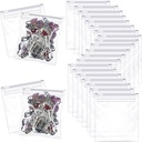 Pill Pouch sáčky Zippered Pill Pouch opakovaně použitelné Pill sáčky jasné plastové Pill sáčky Self Sealing Travel Medicine Organizátor Storage with Slide Lock for Cod Játra Oil, pilulky a malé předměty (36 Kusy)