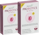 Vaginální probiotika pro ženy Rovnováha pH s Lactobacillus Probiotic & Cranberry, White Granate, Ženský Vaginální doplněk zdraví, Zdravý Vaginální zápach & Vaginální Flora, 30Ct (Balení 2)