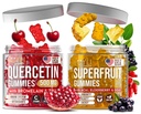 Joyli Quercetin & Supergruit Gummies Bundle - Imunitation & Antioxidant Support - Vegan Multivitamin Formule s vitamíny A, C, D, E, Zinek, Goji & Elderberry - 2 balení pro dospělé
