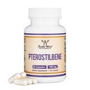 Pterostilbene dodatek 100mg Kapsle (Třetí strana Testováno) 60 Kapsle, Superior to Resveratrol, Antioxidant pro podporu dlouhověkosti (Non- GMO, gluten zdarma) od Double Wood