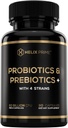 Probiotika a prebiotika pro ženy nebo muže Probiotika 60BN CFU Lactobacillus Acidophilus Bifidobacterium Lactis Made in USA