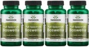 Swanson Double Swellia- Bylinný dodatek Podpora Joint Support- Ayurvedic Herb pro Joint Flexibility & Mobility Support- Made w / Boswellia Serrata Resin- (60 Kapsle, 800mg každý) 4 Pack