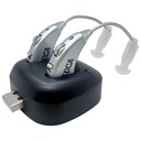 Digitální zvukové zesilovače - dvojice dobíjecích BTE osobních zvukových zesilovačů s USB dokem - Premium Behind The Uar Sound Amplification - podle MEDca