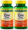 Jarní údolí - Zinek 50 mg, 200 Ct 2 Balení Zinek doplněk Jarní údolí doplněk je vhodný pro denní příjem.