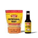 Bragg Premium 12 Ounce Nutritional Yeast Seasoning Pouch - Vegan, gluten zdarma sýrové vločky a kokosové aminos, All Purpose koření, 10 Oz, single