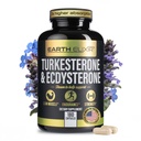 Turkesteron & Ecdysteron - Přírodní testosteron Support, 2- in-1 High Potency Turkesterone Dodatek pro muže a ženy s 95% Beta Ecdysterone - Síla, energie a vitalita - 180 tobolek