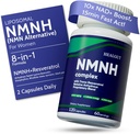 Lipozomální NMNH dodatek pro ženskou energii Alternative + Trans- Resveratrol + TMG S124; Zvyšuje NAD + Úrovně, Buněčná regenerace a radiační kůže - 60- den Anti- Aging Formule
