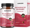 Vitamíny pro podporu menopauzy Kapsle pro ženy - Bylinné 12- in- 1- Hormon Balance s Black Cohosh, Ashwagandha, DIM, Magnesium, Chasteberry, B6, B12 - a více v novém vzorce