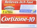 Kortizone- 10 Anti- Itch Creme S léčivou Aloe Maximální síla, 2 oz