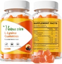 L- lysinové gumové 1000mg, Žvýkací lysinové doplňky pro dospělé, bezcukerné lysinové přípravky pro studenou bolest * Léčba, imunitní podpora vitamínem, kůží a rty zdraví *, Vegan, Non GMO, 60 Counts