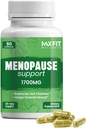 Menopauza Doplňky pro ženy - Přírodní úleva pro návaly horka. Night Sweats, Weight Loss & Mood Swings - Hormon Balance & Perimenopauza Support - Menopauza Hot Flash Relief pro ženy, 90 Kapsle