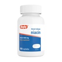 Rugby Timed- Release Niacin 1000mg Dietní dodatek pro dospělé pro energii, oběh a metabolismus Podpora, 100 Captags (balení po 1)