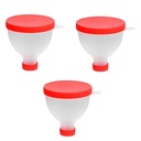 godigin 3PCS 200ML Přenosný protein prášek náplň Přenosná náplň Gym Partner pro vodní láhve Fitness protein Shaker láhev Nutrition Storage Container