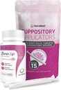 NutraBlast kyselina boritá Vaginální Suppositories 600mg Bundle s aplikátorem, 30 Suppositories & 15 Applicators - Feminin Care - Made in USA