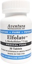 ELFOLATE ® 7.5mg L- methylfolát methyl folát methylfolát lékařský doplněk stravy Profesionální síla aktivní čistý potenciál 30 tablet