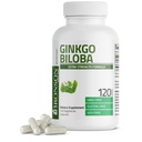 Bronson Ginkgo Biloba Extra síla podporuje mozkovou funkci a podporu paměti, 120 Vegetariánské kapsle