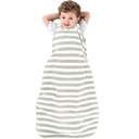 Espaino Organic Cotton Baby Sleep Sack - 2-Way Zipper Baby Wearable Blanket - Taška na spaní - 18-36 měsíců - Silver