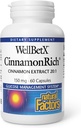 Přírodní faktory WellBetX CinnamonRich Extract 150 mg, 60 Kapsle