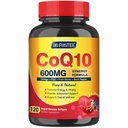 CoQ10 600 mg Softgels CoQ10 Dodatek - CQ10 Coenzyme-Q10 s Omega 3 & PQQ & Vitamin E, CoQ10 400mg Softgels, 60 Služeb