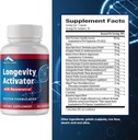 Zenith Labs Activator dlouhověkosti Anti- Aging dodatek stravy, Přírodní antioxidanty s Resveratrol - podporuje imunitní funkci a zdravé paměti, 3 Pack