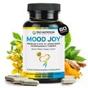 Trio Mood Joy CLANE124; Premium 5-HTP, St Johns Wort, Ashwagandha & Turmeric CLANE124; Ashwagandha Kapsle na podporu přírodní klid & Relaxed Mood CLANE124; Mood Supplement CLANE124; 60 Day Supply *