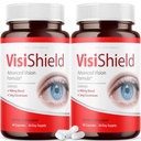 (2 Pack) Visishield Advanced Vision Formule pro oční doplňky pilulky Vitamíny (120 Kapsle)
