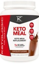 KetoLogic Keto Náhrada jídla Shake Powder pro optimální výsledky + MCT Olej + Grass- Fed Whey - Perfektně kvalifikovaný Macros pro Ketosis - 20 Služeb - Čokoláda