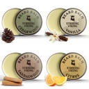 Balzám pro muže - Leave in Beard Conditioner - Styling Balm Made with Přirozeně odvozené máslo, Argan & Jojoba Oils (1 Ounce (Pack of 4), Citrus, Vanilla, Sandalwood, & Cedarwood)