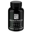 Perfektní Keto Electrolytes Kapsle, Lepek zdarma, Elektrolyt dodatek s hořčík, vápník, draslík a sodík, Hydratace, Energie, Recovery a imunitní podpora, Neochucené, 120 Služební