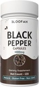 Black Pepper Kapsle 1000mg prášek 124; Piper nigrum curren124; Non- GMO, gluten- Free curren124; No Umělé přísady currentified currentified current 124; GMP- Certified current 124; Herbal current 124; Traditional Wellness (120 Počet (balení po 1))