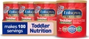 Enfagrow Premium Toddler Nutritional Drink, Vanilla Flavor, Omega-3 DHA pro podporu mozku, Prebiotika & Vitaminy pro imunitní zdraví, Powder Can, 32 Oz, balení 4