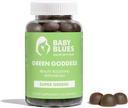 Baby Blues Green Gumdess Gummies, 60 hrabě dietní dodatek, Plant- based, Gummy Form