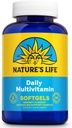 Nature 's Life Daily Multivitamin pro muže a ženy - Kompletní multivitamin se železem - Denní hodnota nejzákladnějších vitaminů a minerálů - Zdravá energie a imunitní podpora - 60 Serv, 120 Softgels