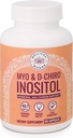 Myo- Inositol & D- Chiro Inositol Supplement Lahvička (60 Kapsle) 40: 1 Poměr Kapsle pro ovariální podporu Myo- Inositol 1000mg & D- Chiro 25mg Inositol Kapsle w / Caronositol - Denní Inositol pro ženy