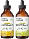 Wild & Organic Heřmánek Tincture 4 fl oz & Lemon Balm Tincture 4 fl oz